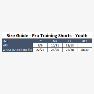 ECC 2021 Pro Training Shorts - Youth